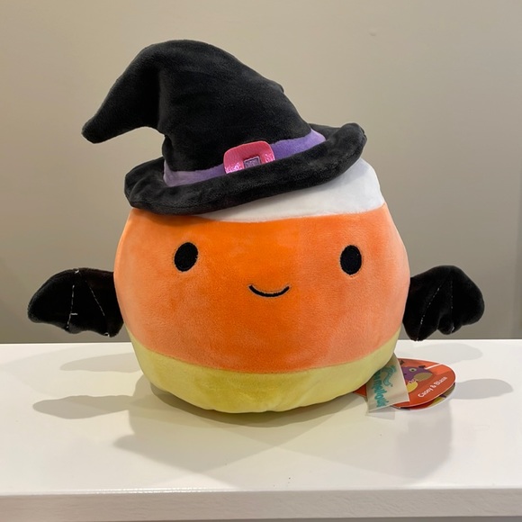 NWT 8” Blaze the Bat Monster / Casey the Bat Candy Corn Flipamallow Squishmallow - Picture 2 of 4